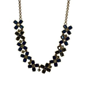 J CREW BEADED SAPPHIRE NECKLACE